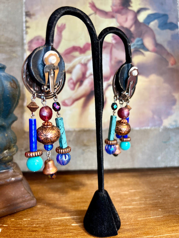 000ACJ Artisan Clip on Earrings