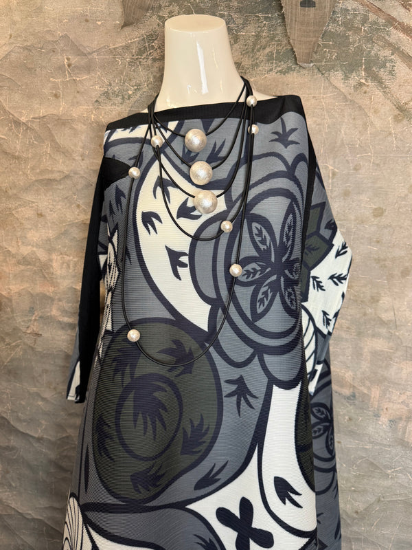 87585 Kinetics Artistry Dress-Black/Grey