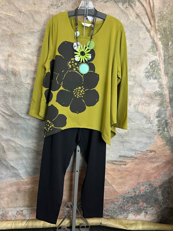 PB1557 Straight Legging Pant-BLACK