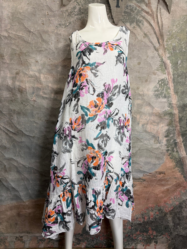 MP-MD1041 Dress W/Ruffle-OFFWHITE7