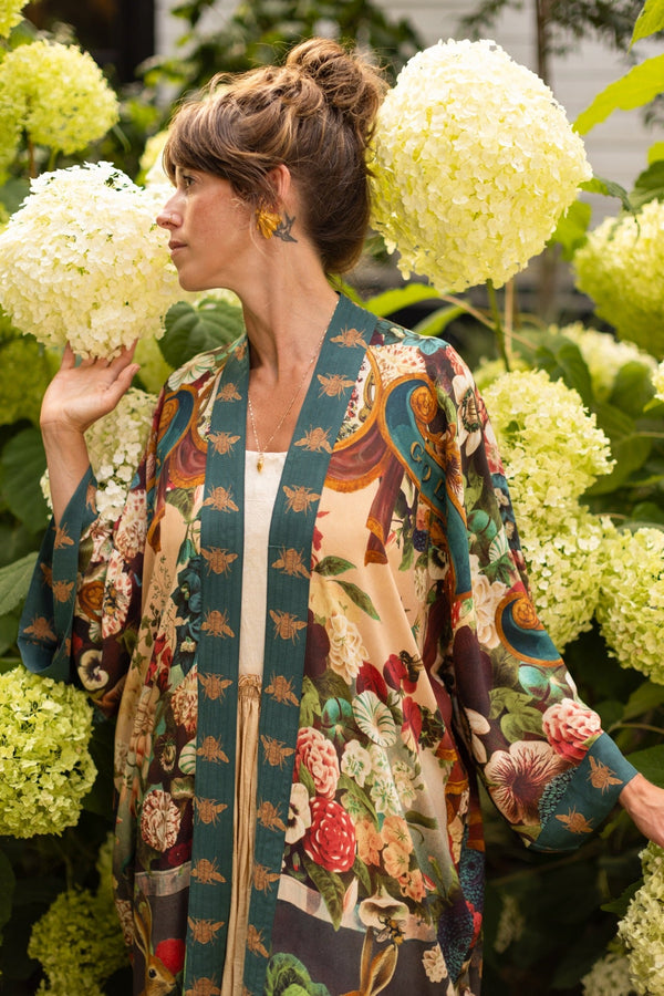 MOTS Opera Duster Kimono Robe-Stay Gold