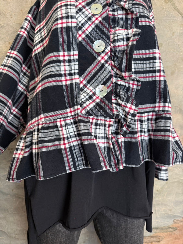 5805 Abbys Flannel Jkt/Top