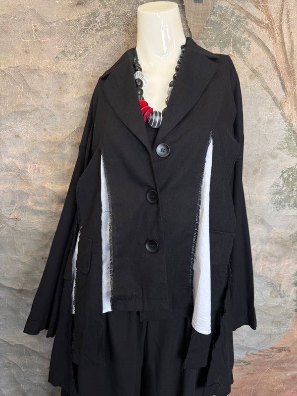 68581 Jacket Blazer W/Trim