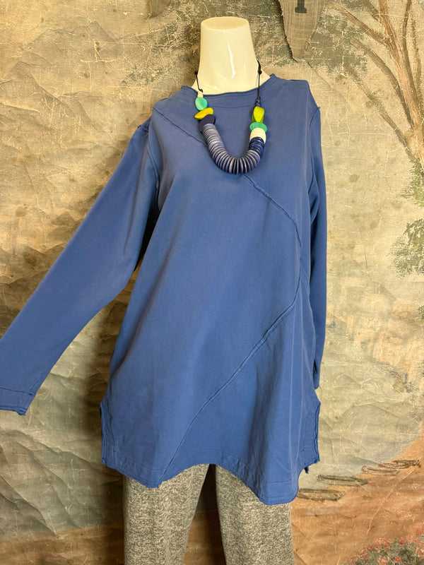 A2996202 L/Slv FE Top-Dark Blue