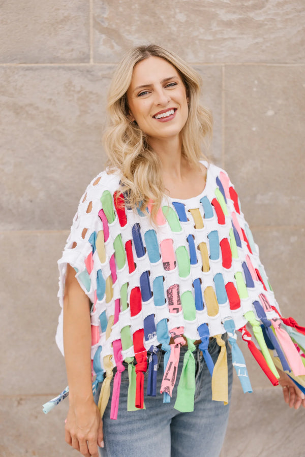 5496 Ribbon Pullover Sweater