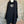 Load image into Gallery viewer, T1076 Waffle Knit Pullover-Black
