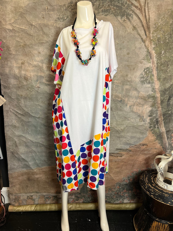 3539 Rainbow Dots Multi Dress