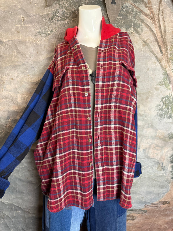 0003G PW Mix-Match Flannel Jacket-#6