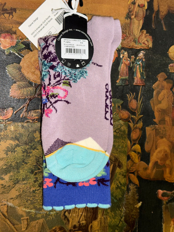 WW13 American Quilt Socks-sweet pinks