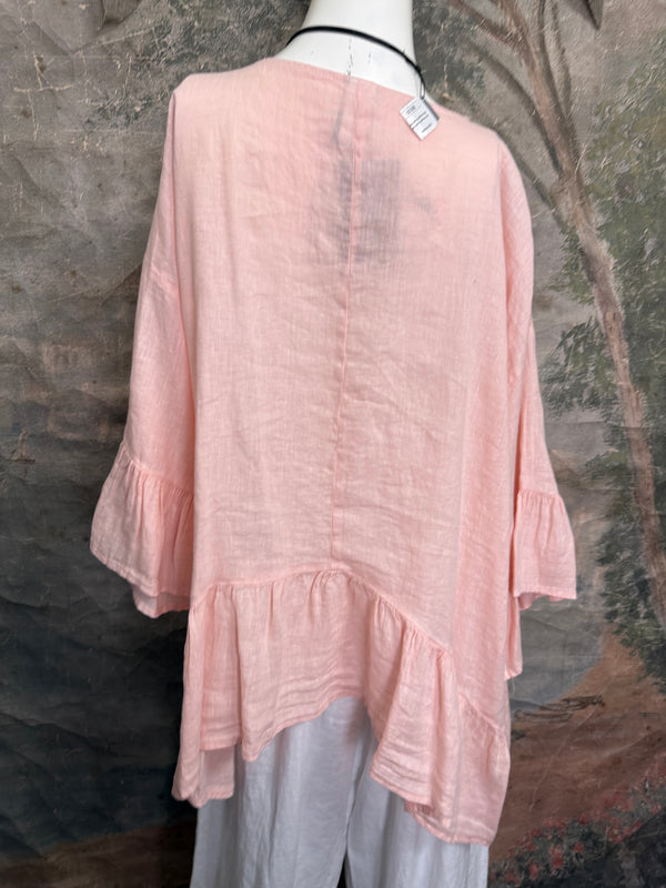 MP-HLT651 Baby Doll Top-Quartz Pink
