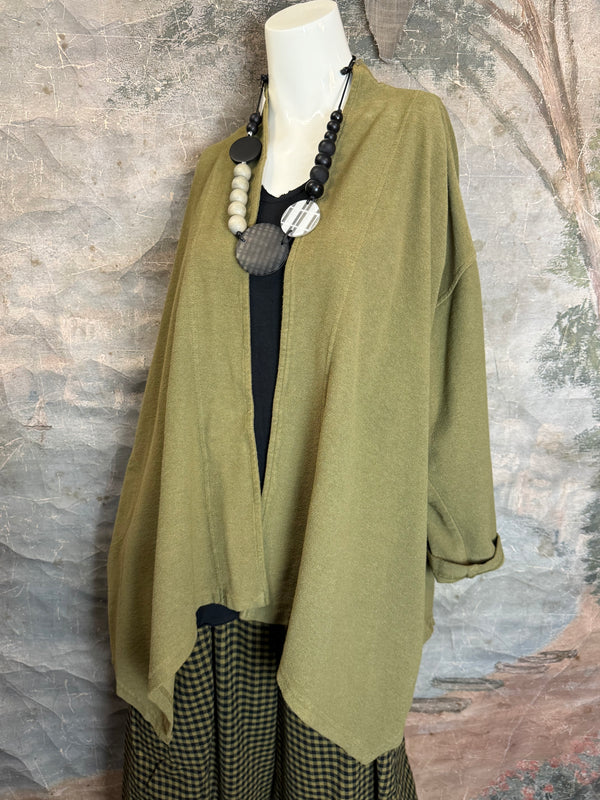 833-3184 Flare Cardi Coat