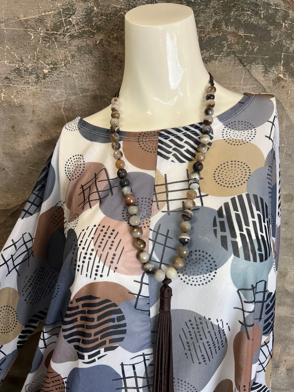 25071 Mesh Print Toppper