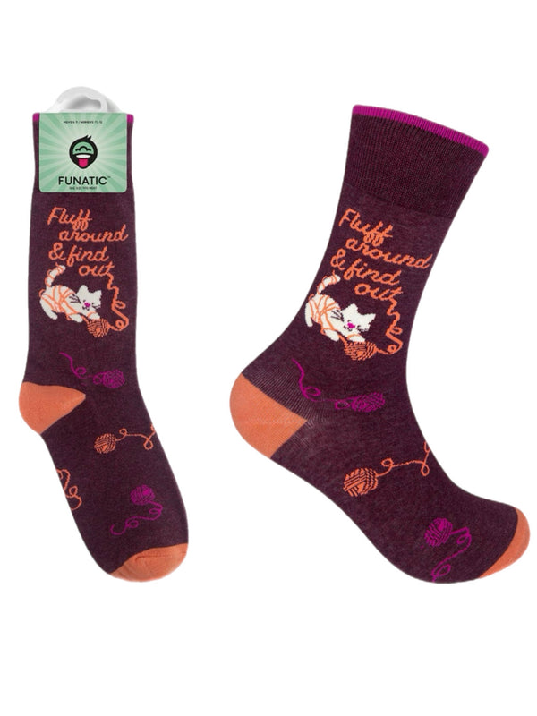 Art To Wear Novelty Socks-fluff around and find out