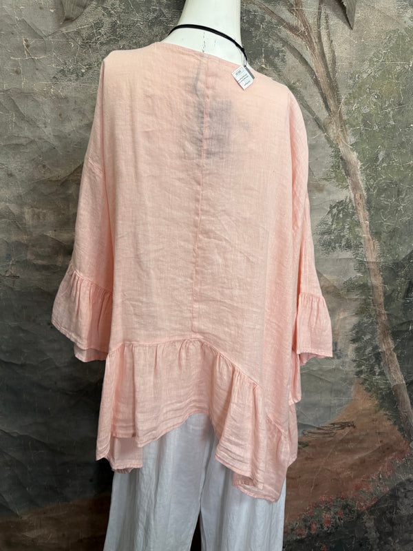 MP-HLT651 Baby Doll Top-Quartz Pink