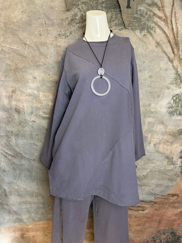 A2996202 L/Slv FE Top-Stable Blue