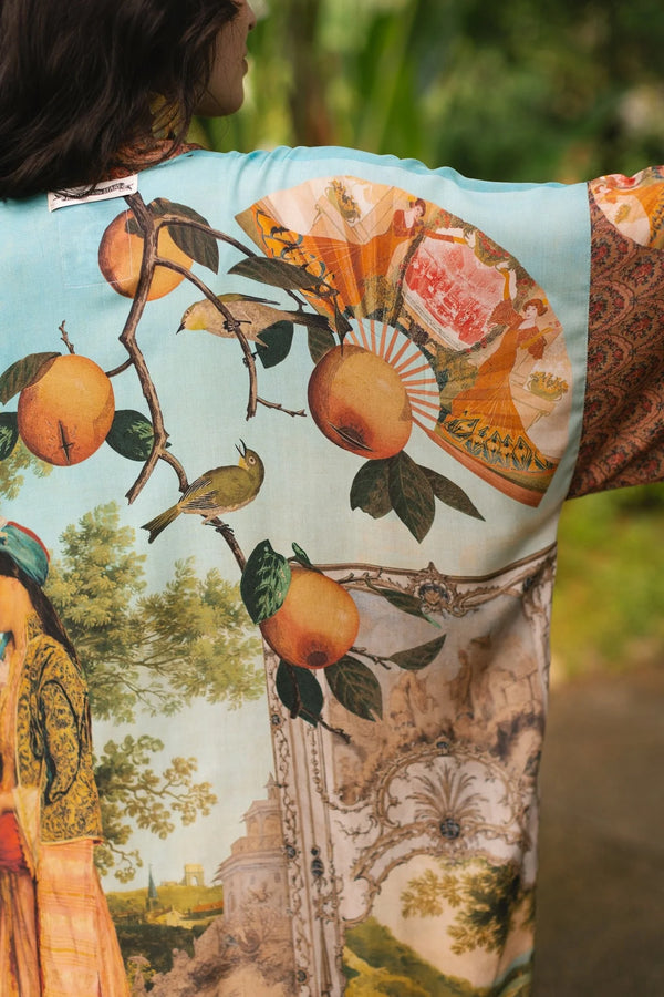 MOTS Opera Duster Kimono Robe-Secret Garden