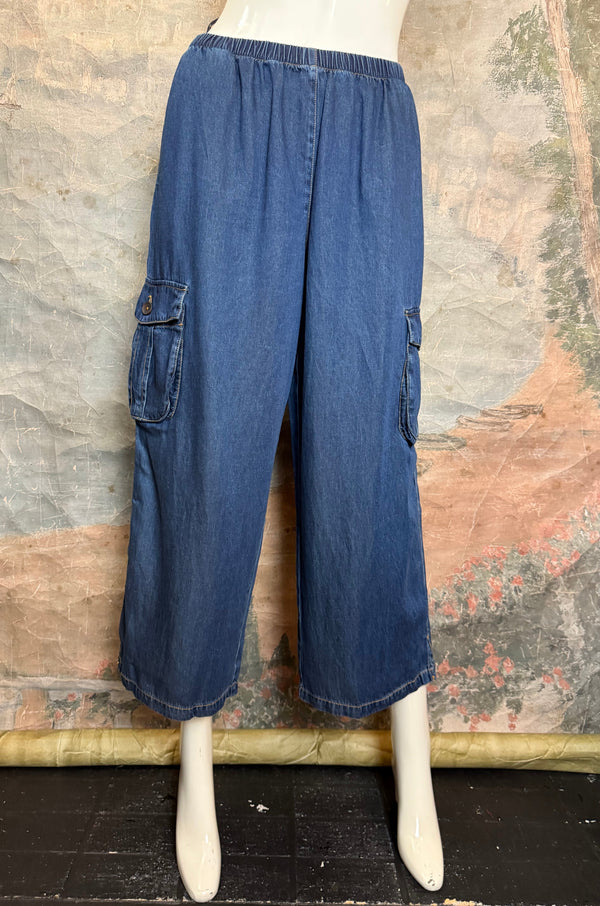 30135N15 Denim Cargo Pant