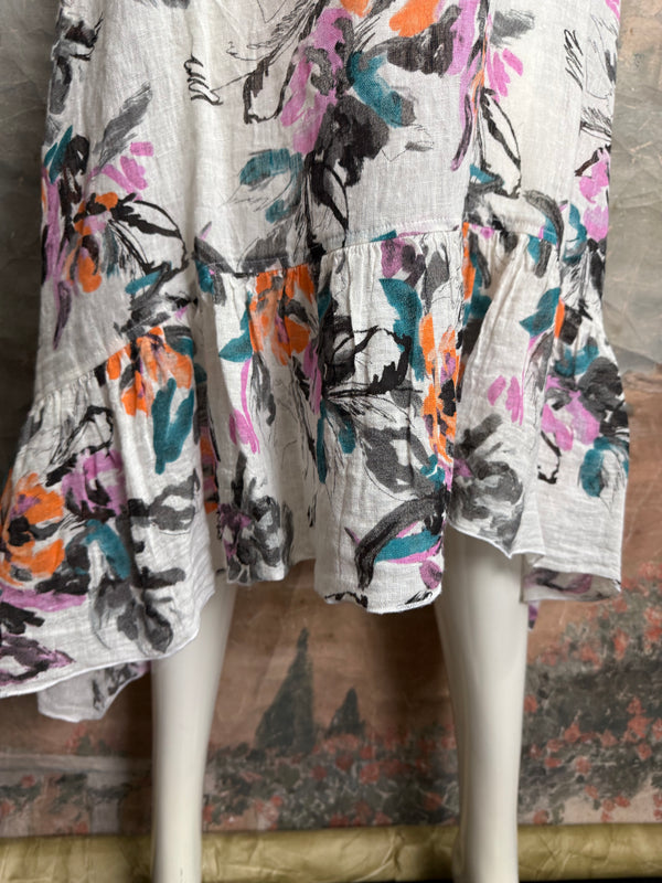 MP-MD1041 Dress W/Ruffle-OFFWHITE7
