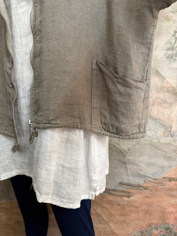 92076 Mix Net Jacket-Mud