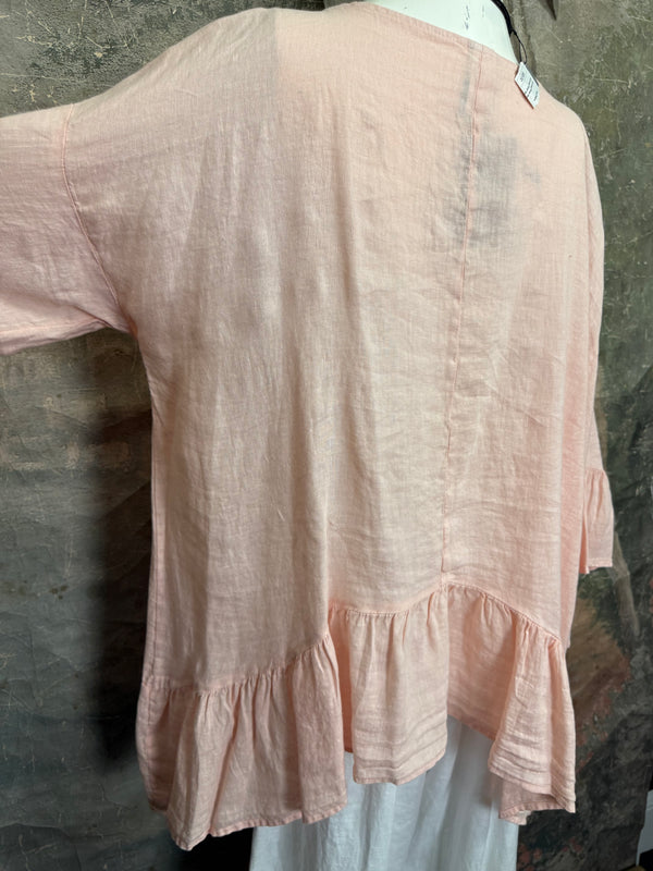 MP-HLT651 Baby Doll Top-Quartz Pink
