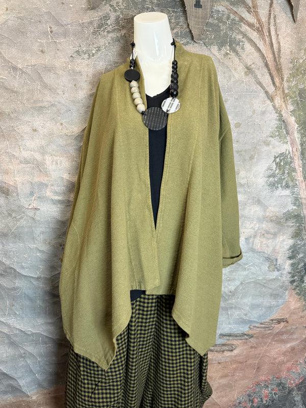 833-3184 Flare Cardi Coat