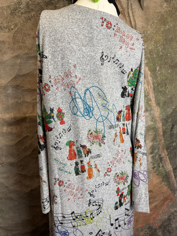 D387 Woofmas Carol A-line Dress