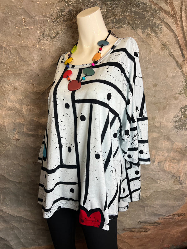 1803K The Bestee Pop Art Top
