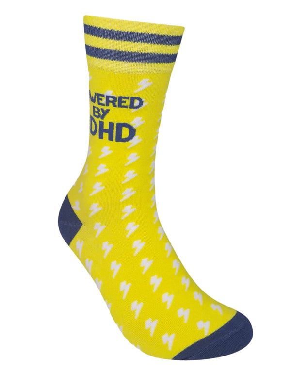 Art To Wear Novelty Socks-Powered By ADHD 😵‍💫