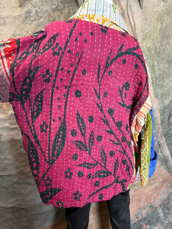SS6148 Funky Kantha Jacket-Marley A