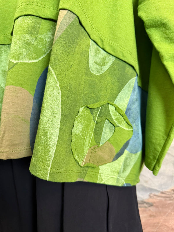 91865 Artsy Patch Pullover-kiwi