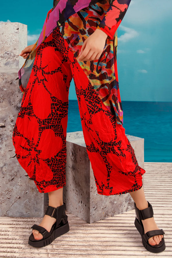 CV-3911 Jade Pant -Hibiscus