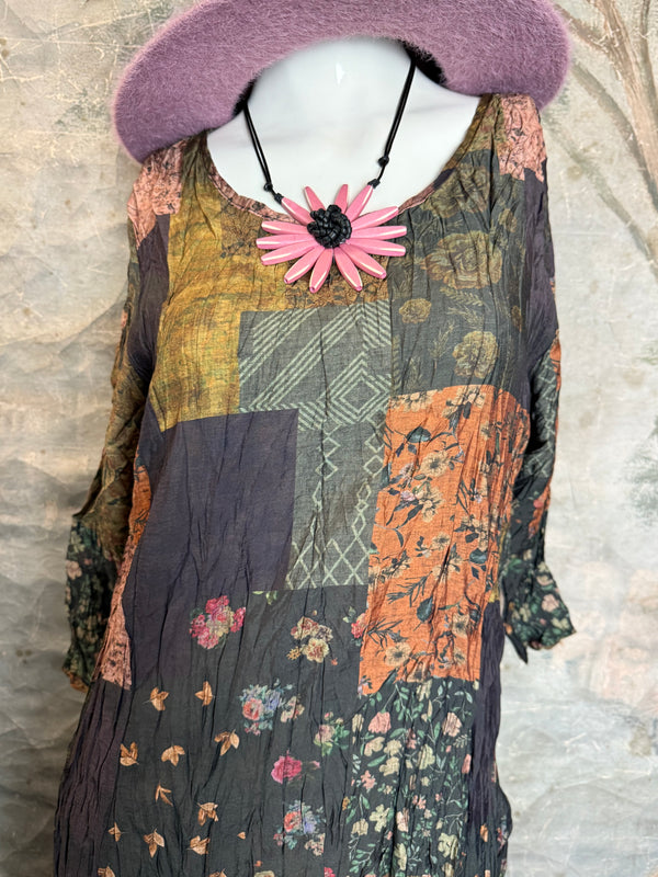 25517 Crushed Sharkbite Dress