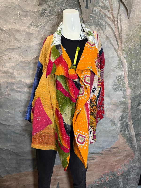 SS6148 Funky Kantha Jacket-Marley A