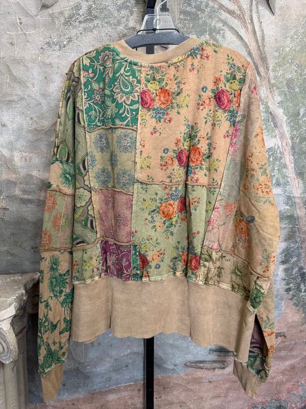 PL-C832 Patchwork Sweatshirt