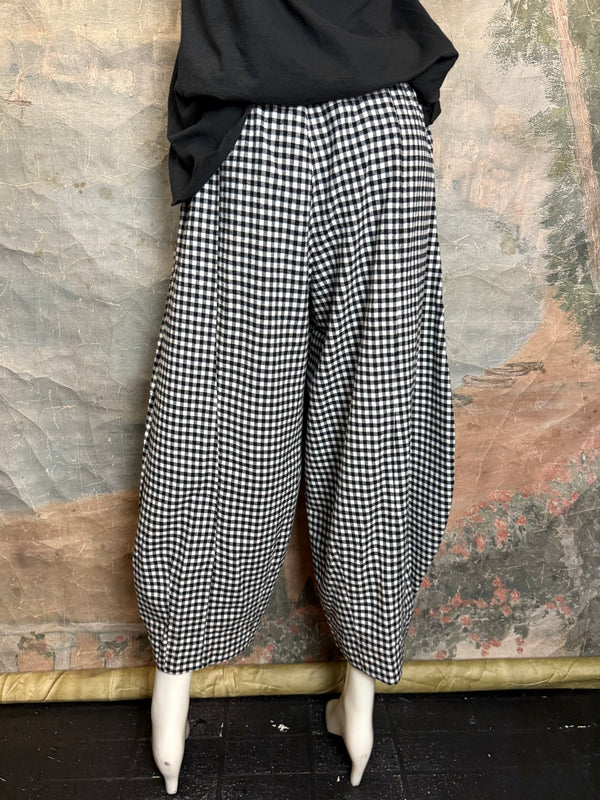 2500-5069 Double Pocket Pant-BLK/WHITE