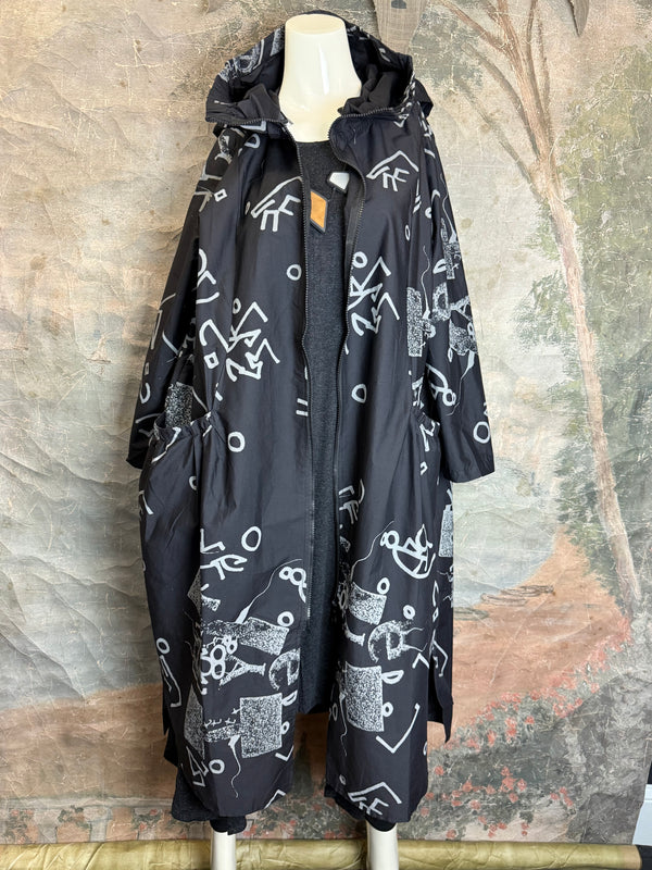 1029 City Scribble Jacket-Gray