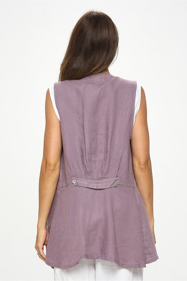 MP-HLT285 Sleeveless Long Vest