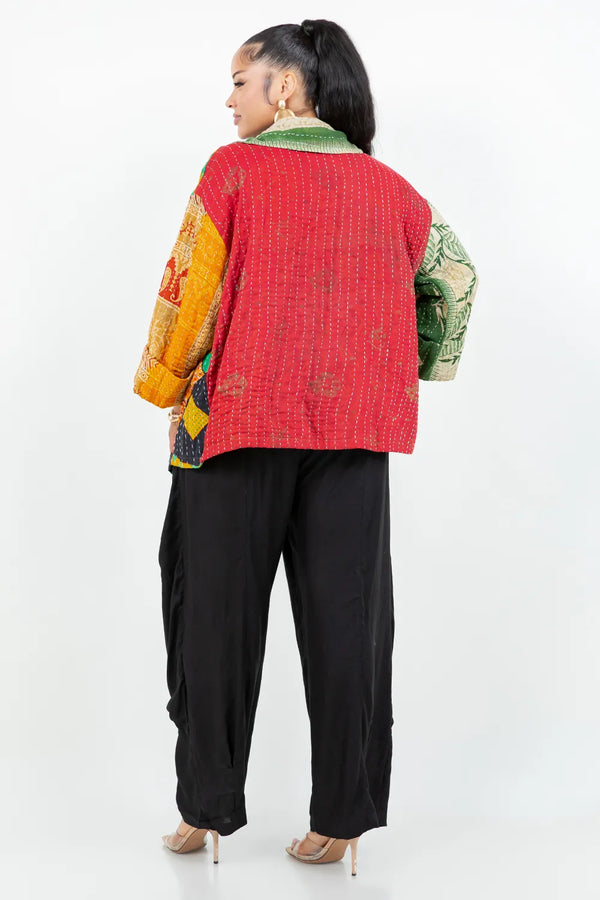 SS6148 Funky Kantha Jacket-Marley A