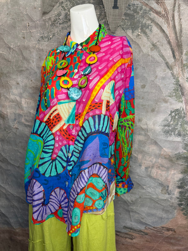 CP-92527 Abstract Blouse