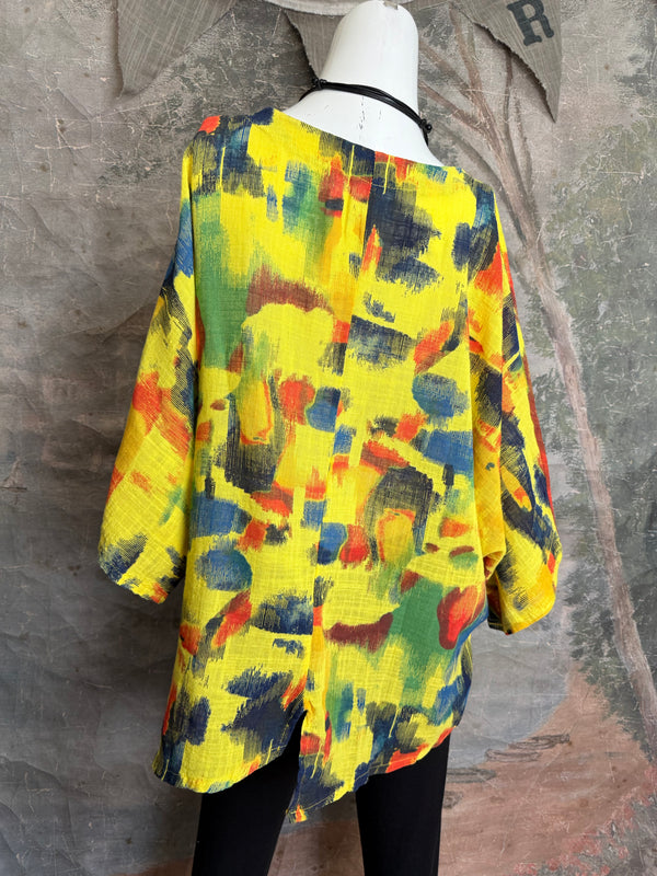 Z6653 Painters Top-Lemon