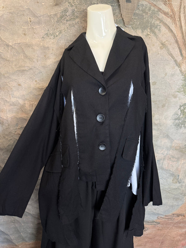 68581 Jacket Blazer W/Trim