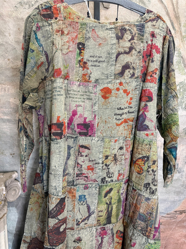 PL-312D Patchwork Art Dress