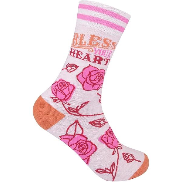 Art To Wear Novelty Socks-Bless Ur Heart