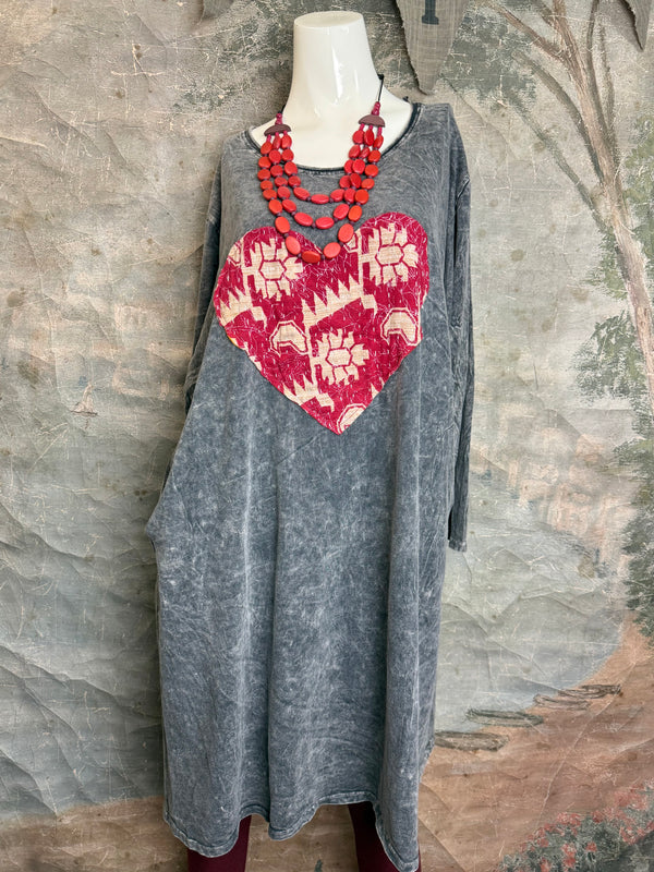 Romance Story T-Shirt Dress-#1