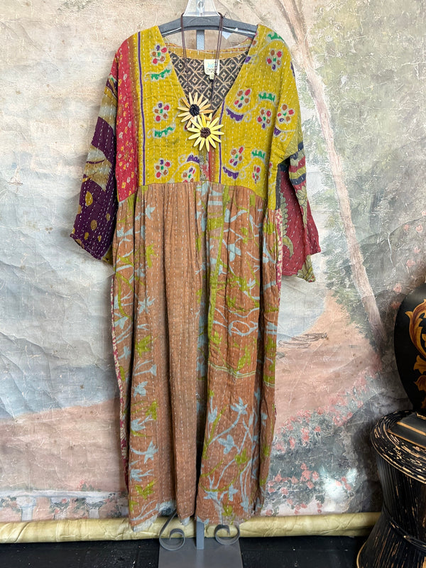 JG-156 Kantha Sunrise Dress-5 MIX