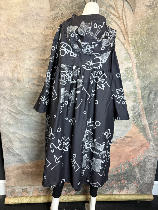 1029 City Scribble Jacket-Gray