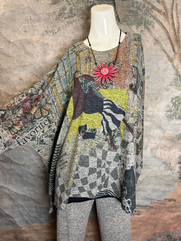 T805CN Crew Neck Top-Miss.Camille