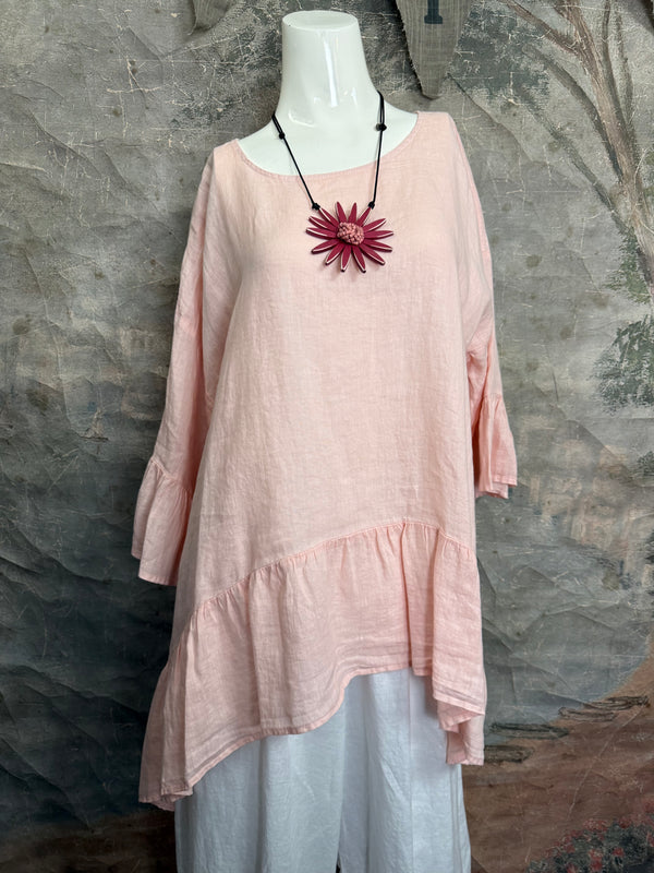 MP-HLT651 Baby Doll Top-Quartz Pink