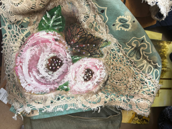 ARB Hand Painted Bandana-Sage