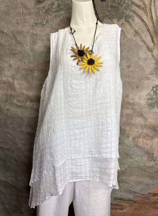 MP-CR293 Double Layer Tank-White